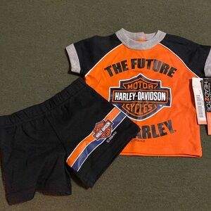 Baby Infant Brand New Harley Davidson Summer Outfit